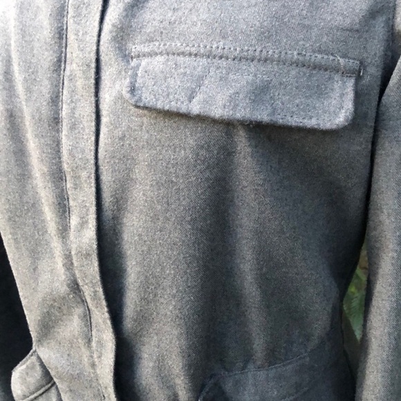 Bench brand Jacket-M-Charcoal-ZipUp-Higher Neck-Longer Length-Fitted-Lightweight - Picture 4 of 16